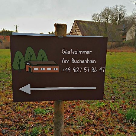 Gastezimmer Am Buchenhain Unterbüchlein Esterno foto