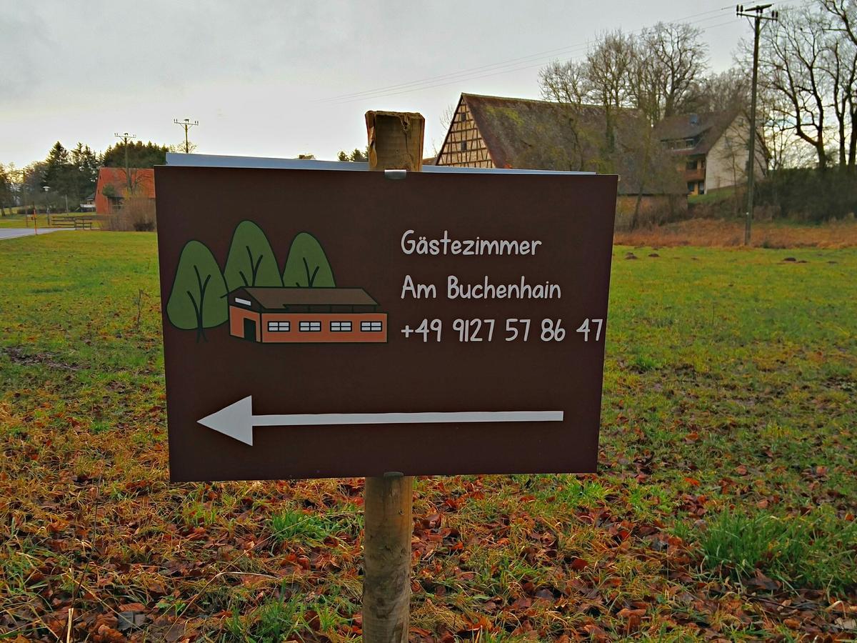 Gastezimmer Am Buchenhain Unterbüchlein Esterno foto